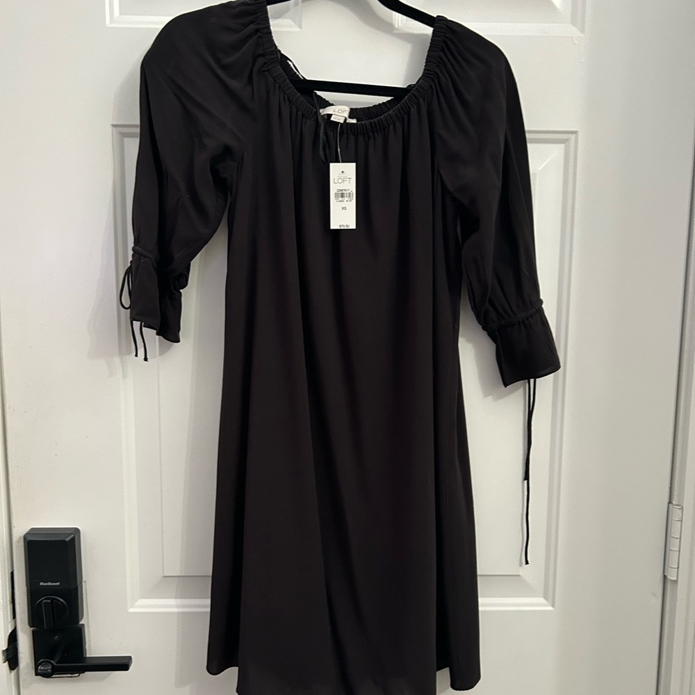 NWT. Loft off shoulder dress.